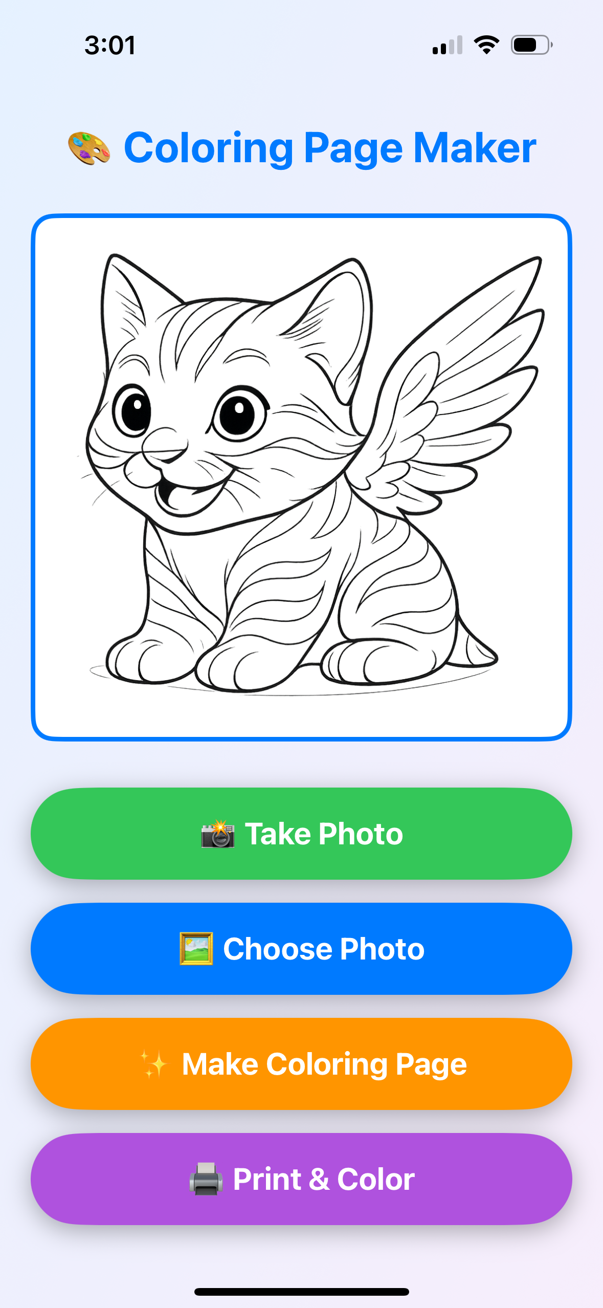 Coloring Page Creation